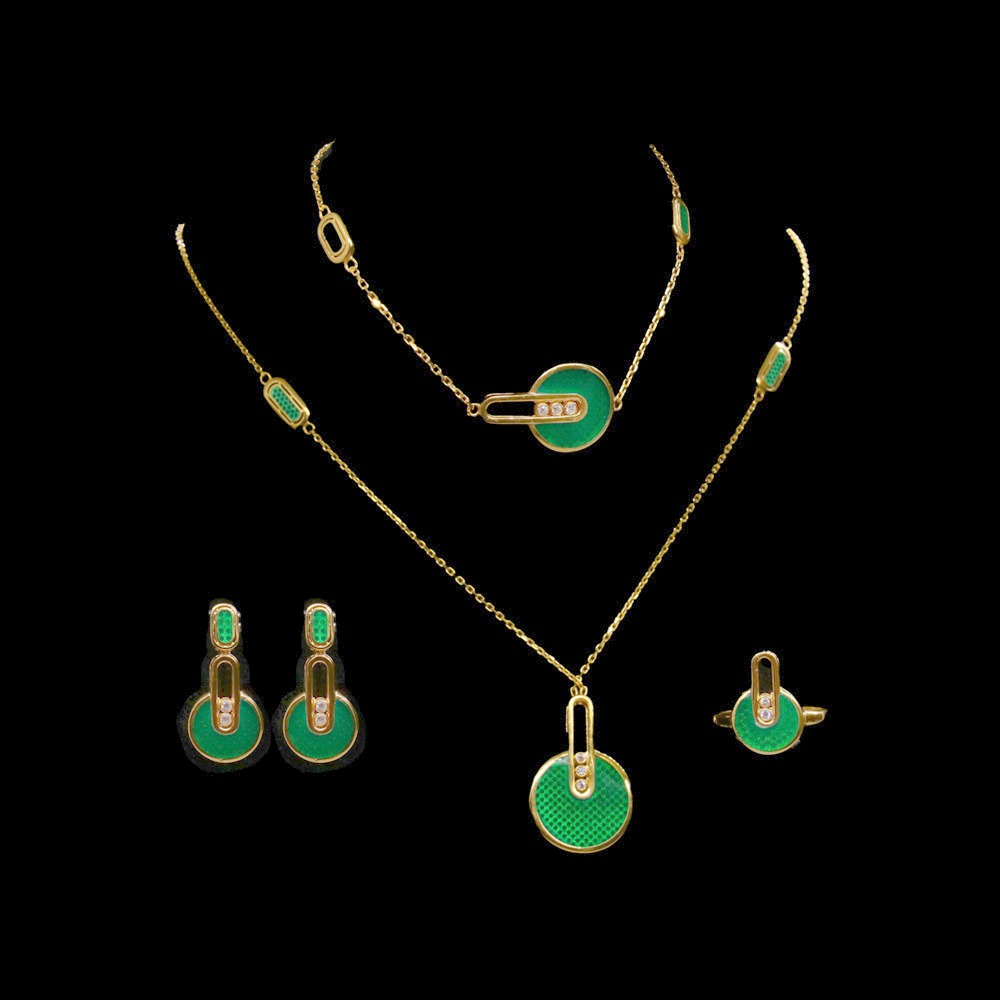 21K Short Necklace Set – SW15628