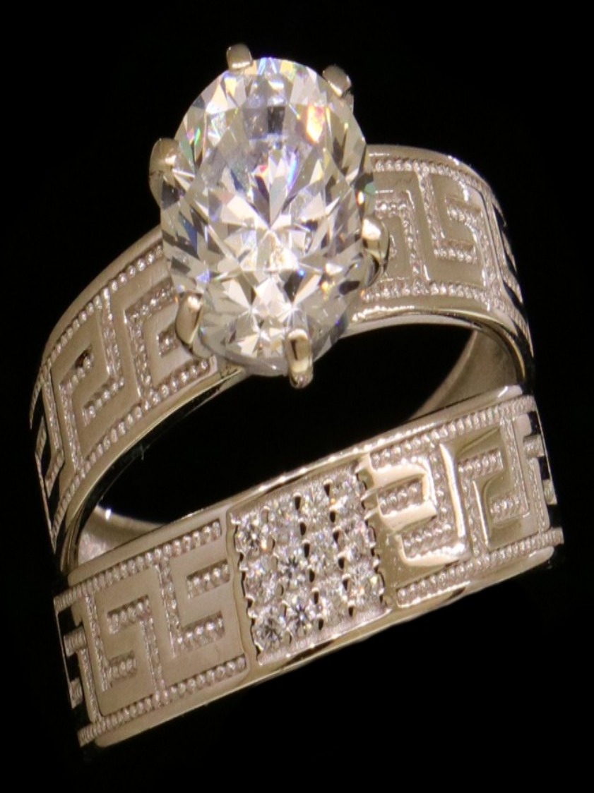18K Gold Bridal Set