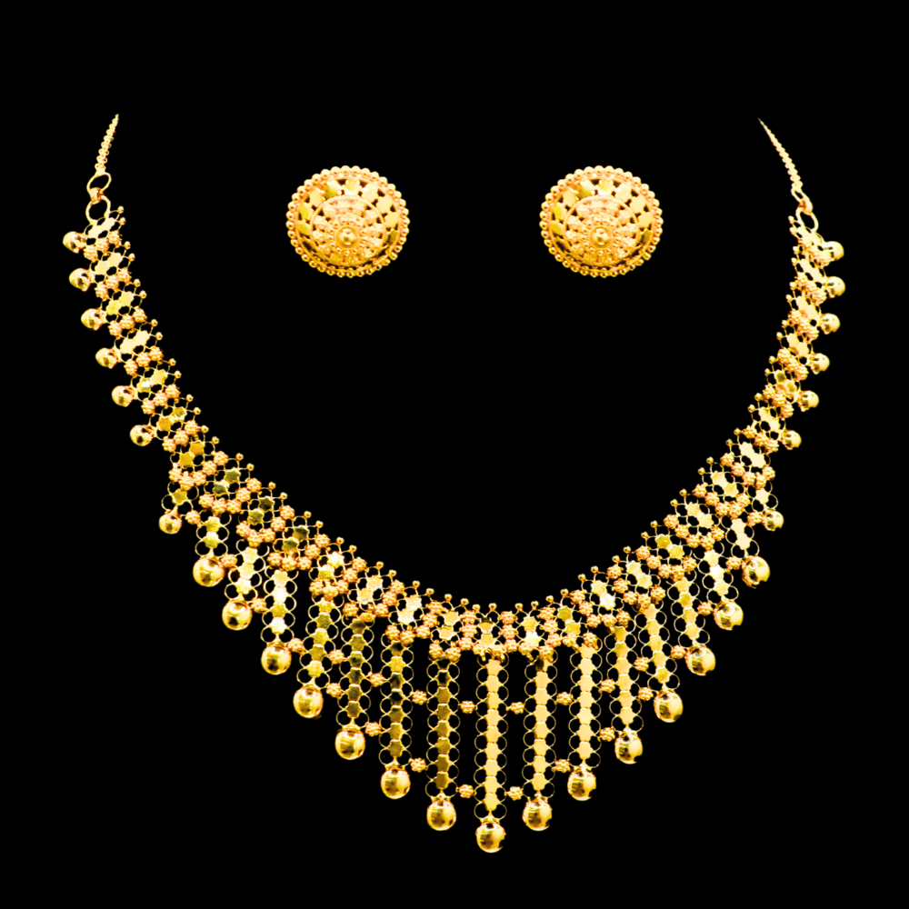 22K Gold Necklace Set