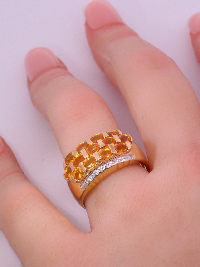 14K White Gold Diamond Ring - – SW10198