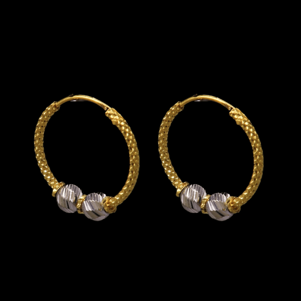22K Gold Earrings - SW32155