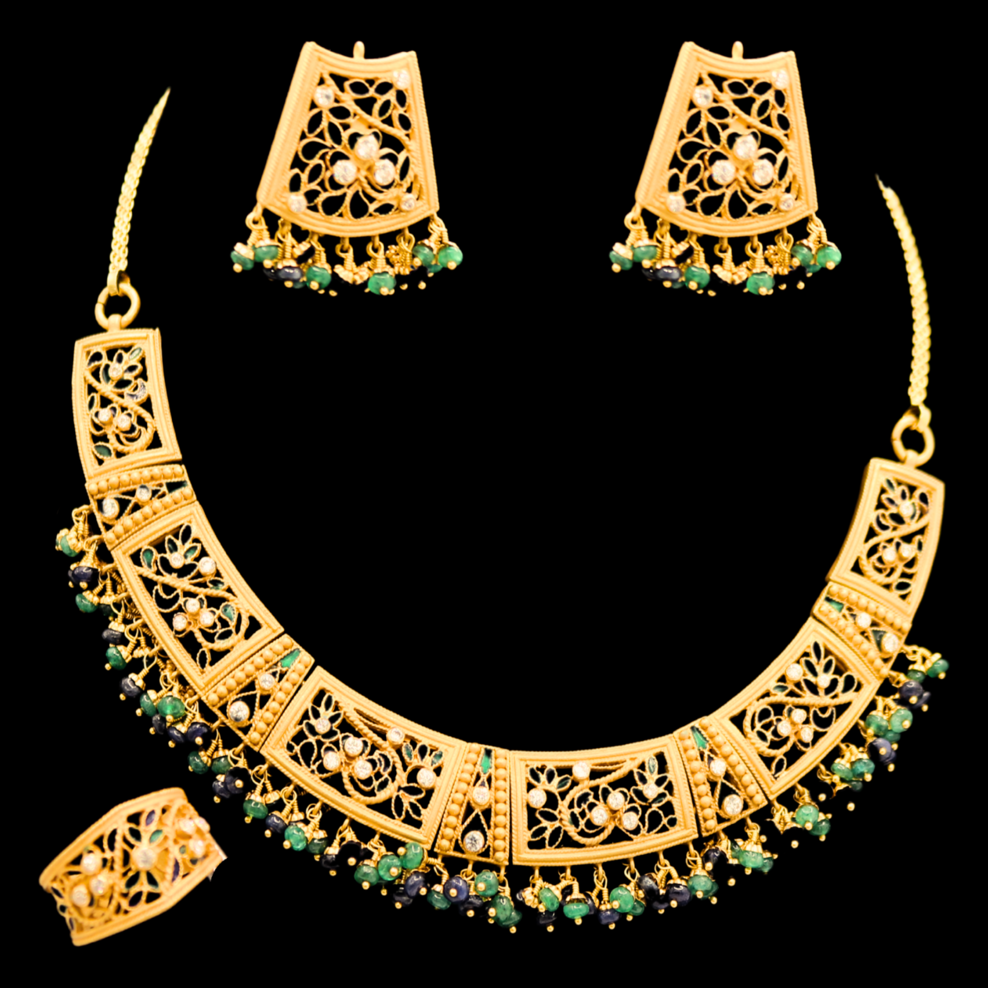 22K Gold Necklace Set