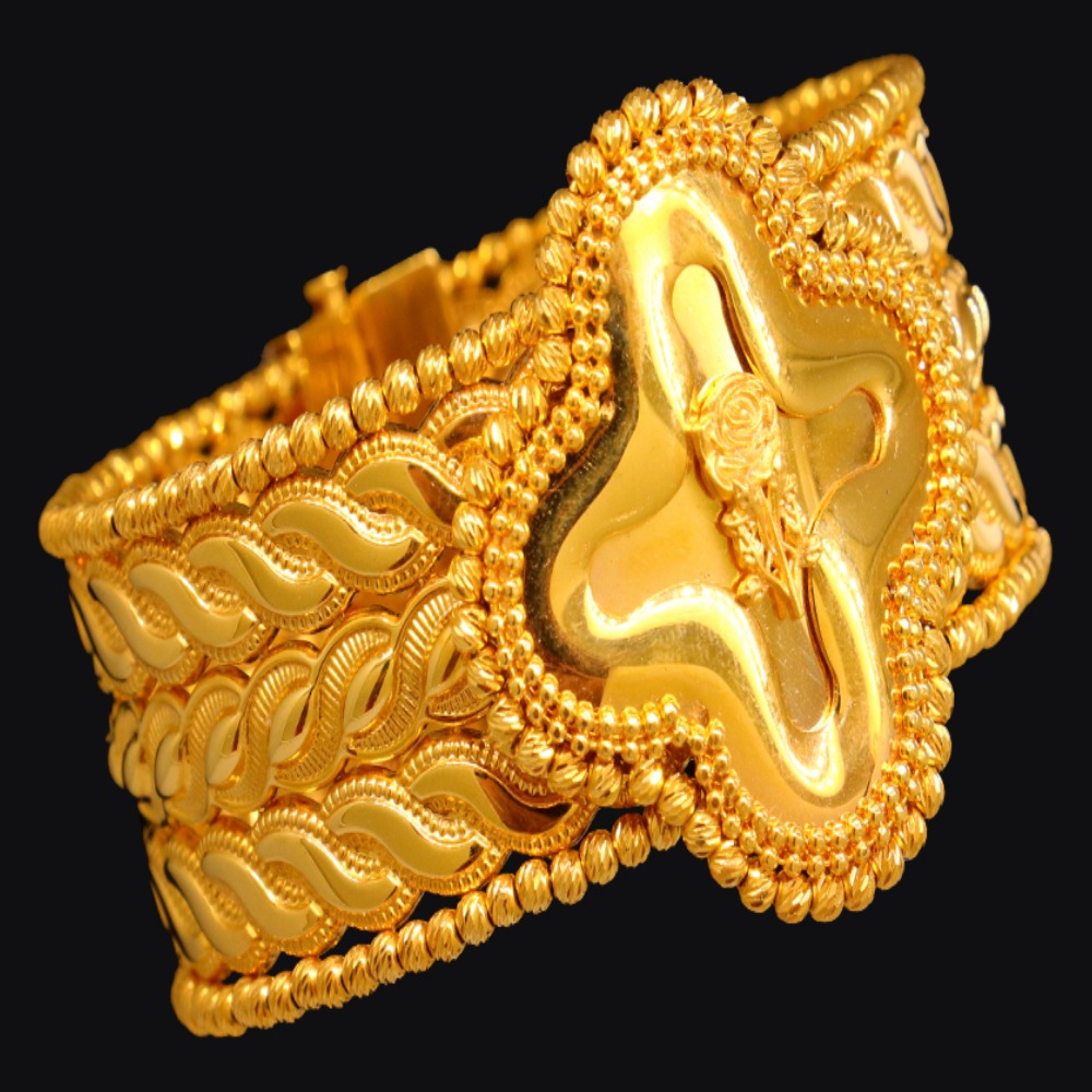 21K Gold Bangle Bracelet – SW17172 image 2 of 2