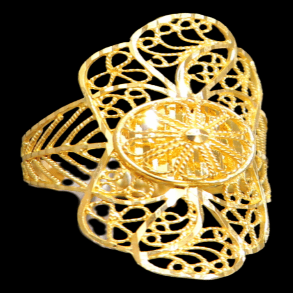 21K Yellow Gold Ring – Size 4 1/2 – SW31503