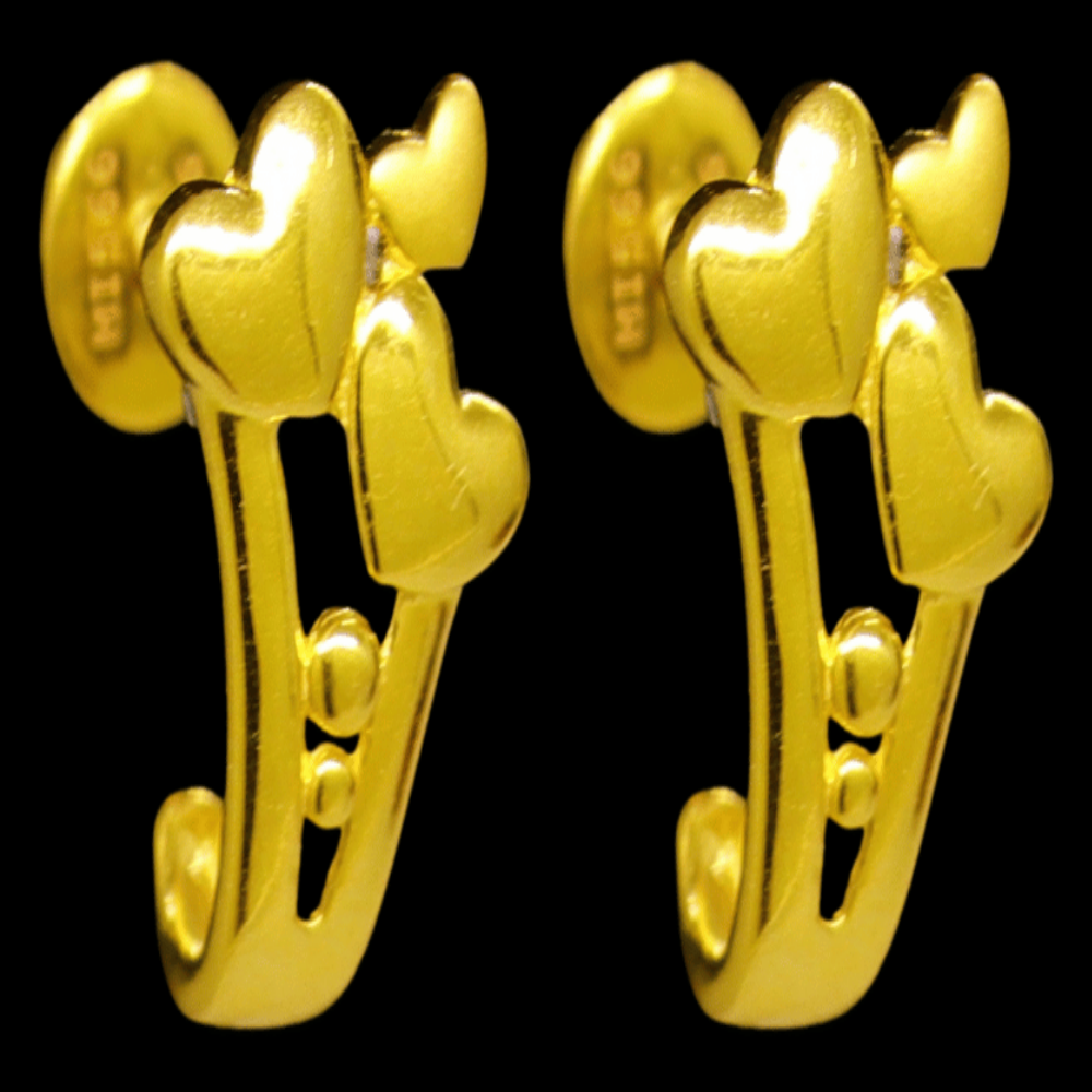 21K Gold Drop Earrings - SW29211