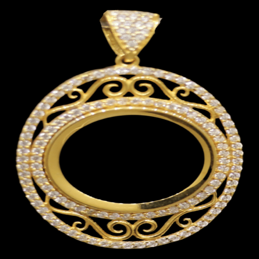 21K Gold Coin Frame