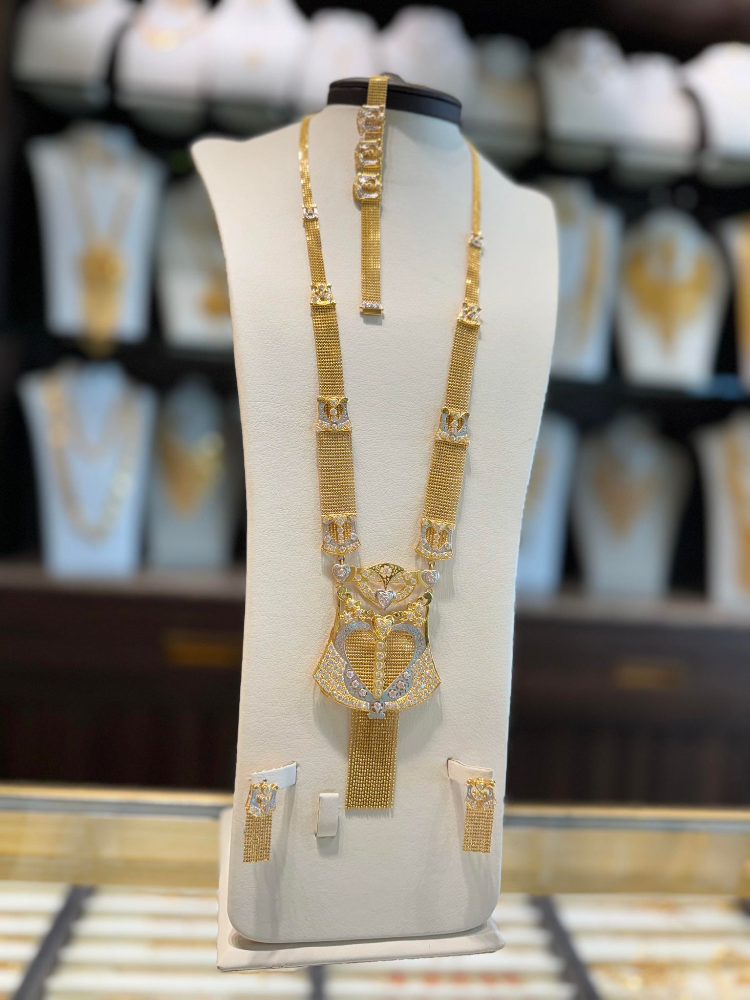 21K Gold Necklace Set