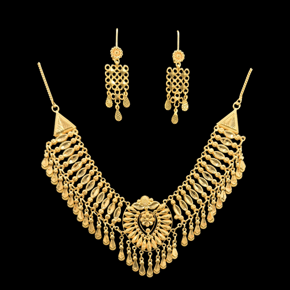 21K Short Necklace Set – SB32829