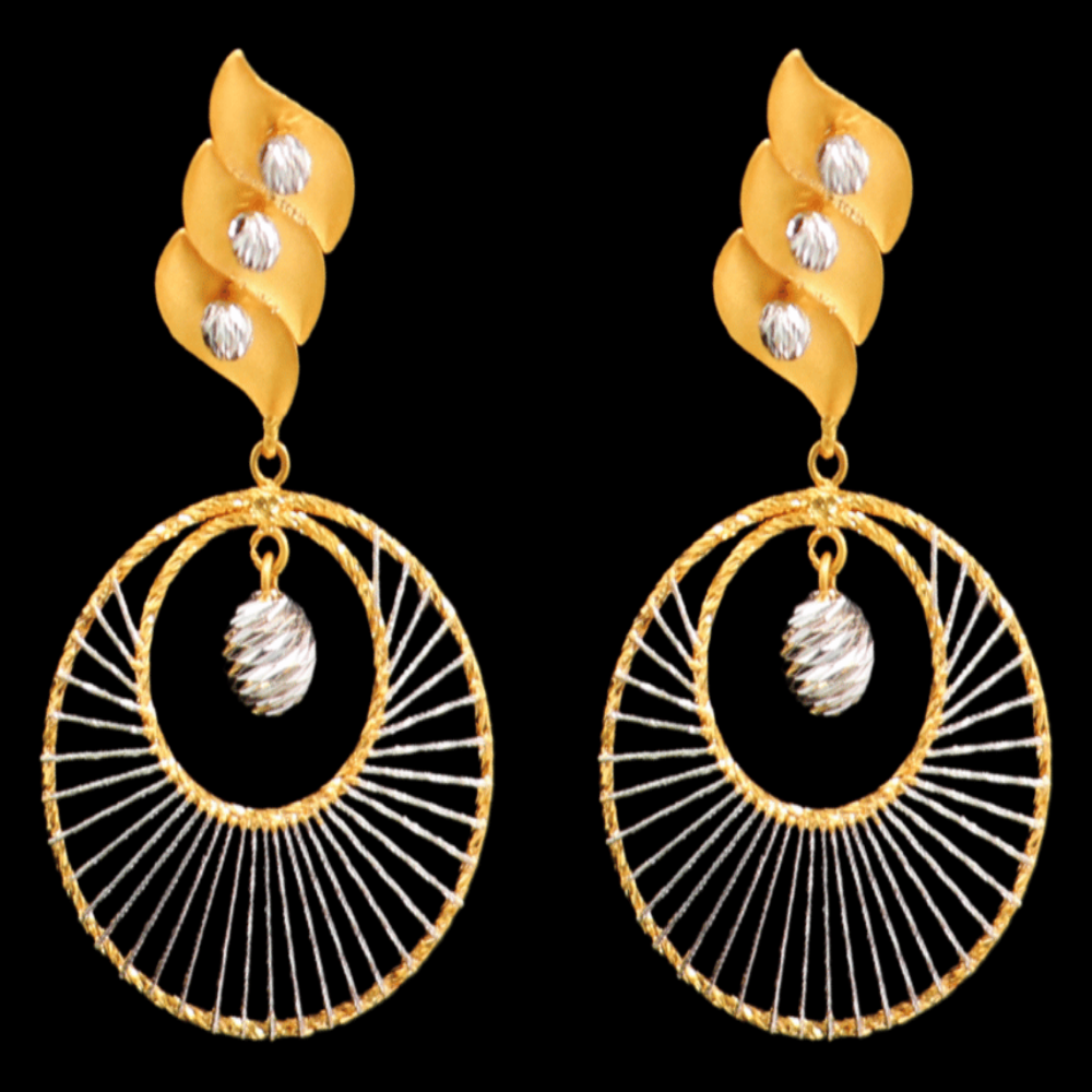 22K Gold Earrings - SD32242