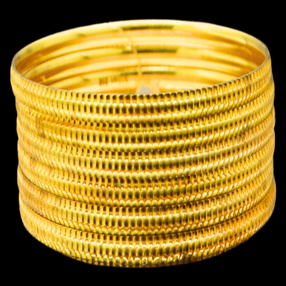 21K Gold Bangle Set (L)