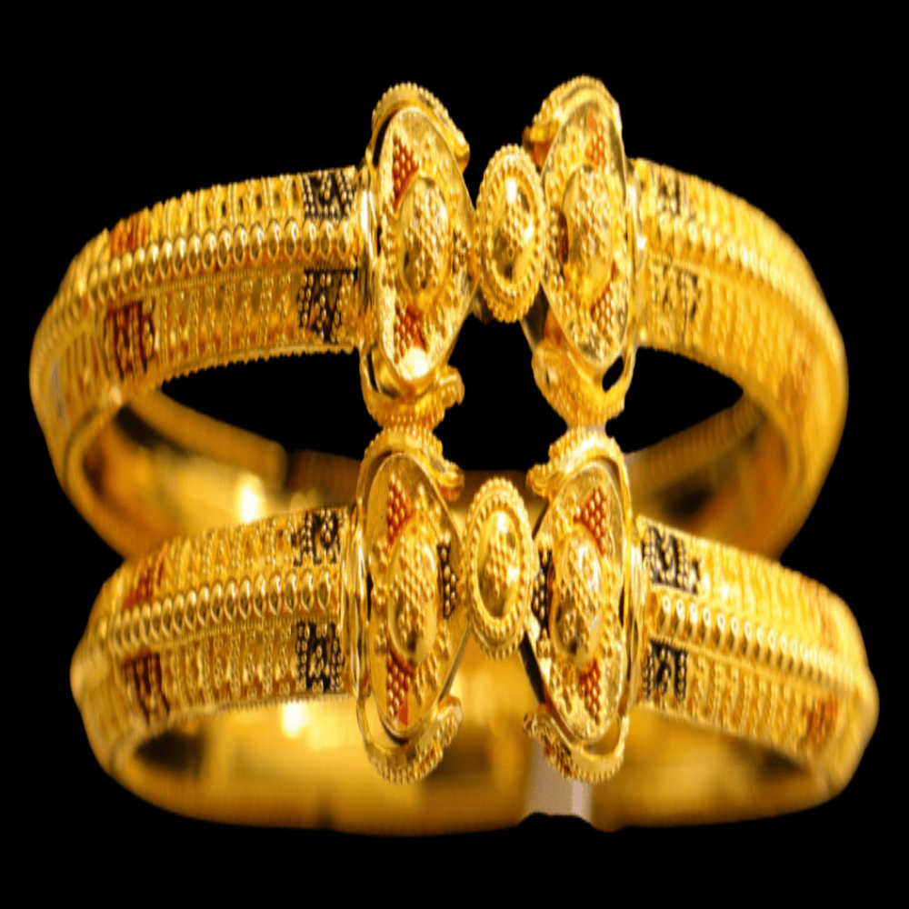 22K Gold Bangle Bracelet