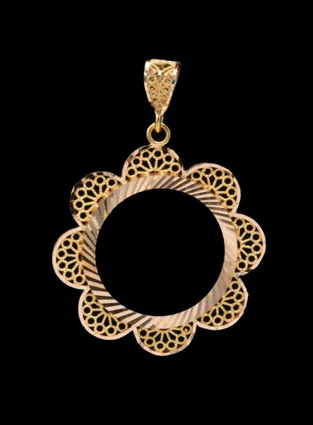 21K Gold Coin Frame – 5049
