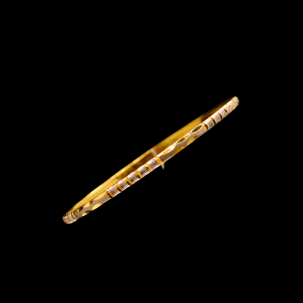 22K Gold Bangle, M (20) – SB28153