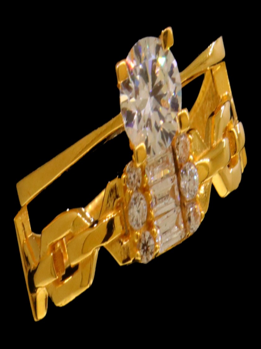 21K Gold Bridal Ring