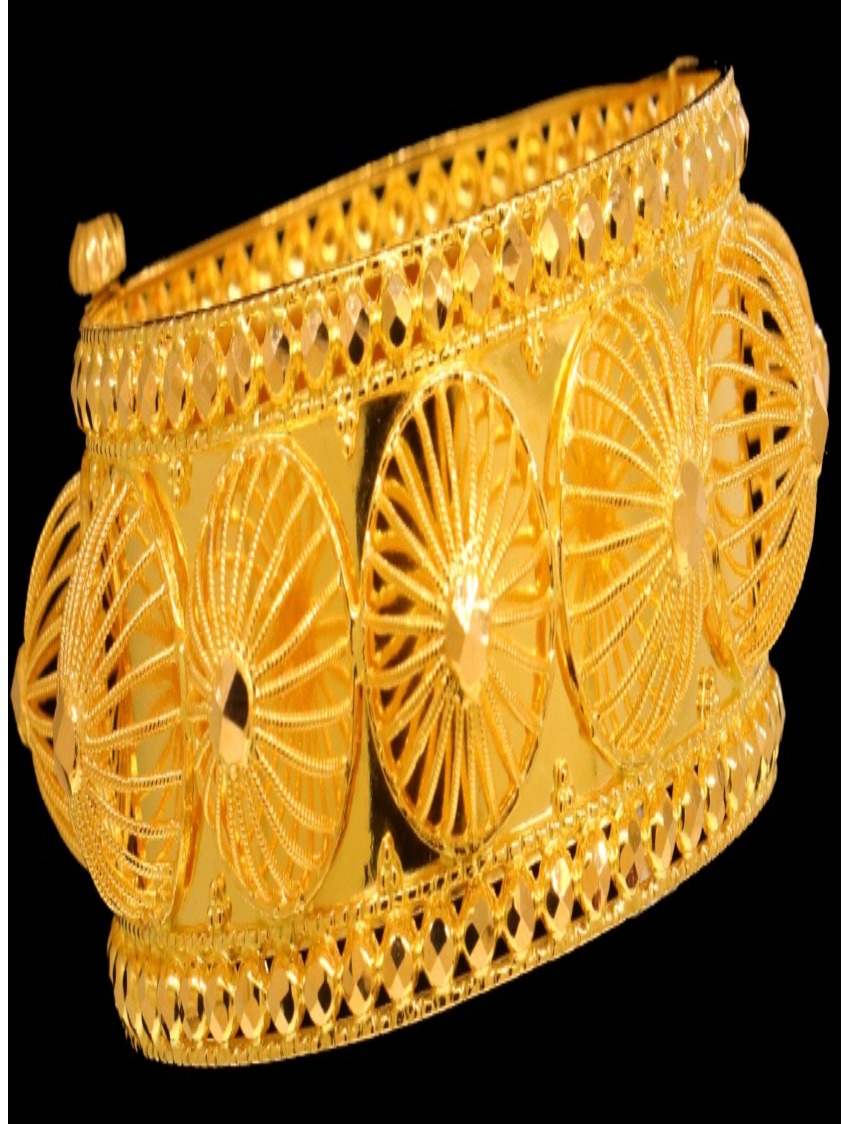21K Gold Bangle Bracelet – 34347 image 2 of 2