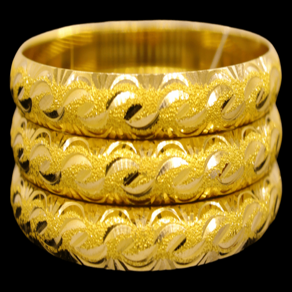 21K Gold Bangle Set, S (19) – SW30338