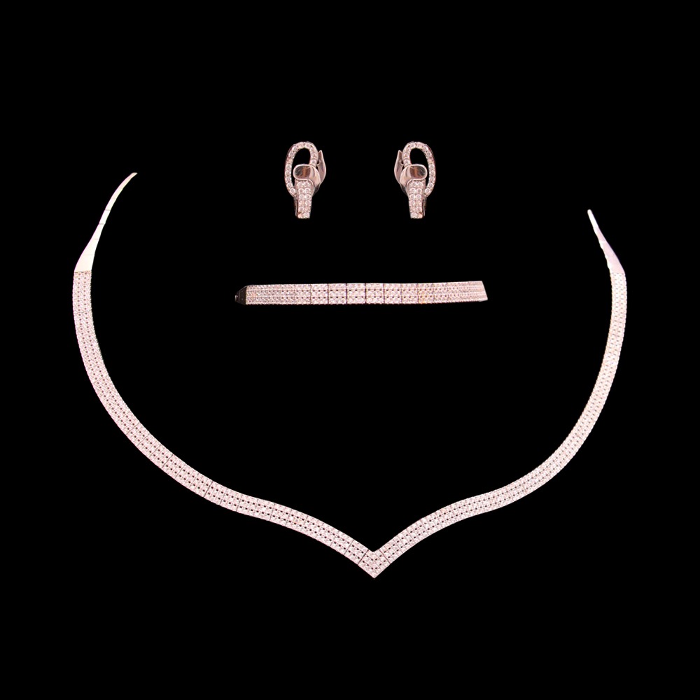 18K Gold Necklace Set