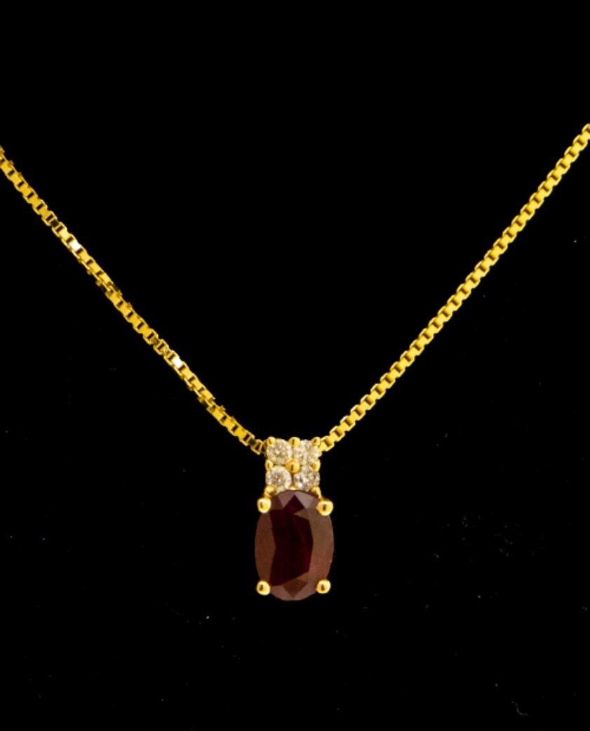 14K White Gold Diamond Necklace – 31520 image 2 of 2