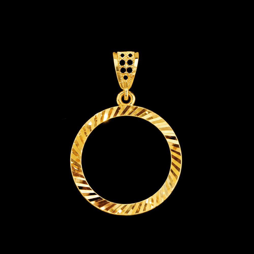 21K Gold Coin Frame