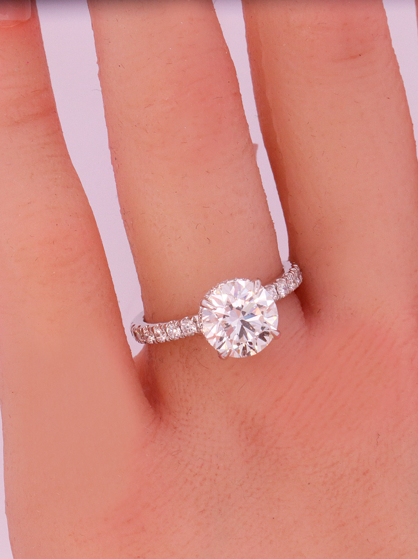 Lab-Diamond Bridal Ring