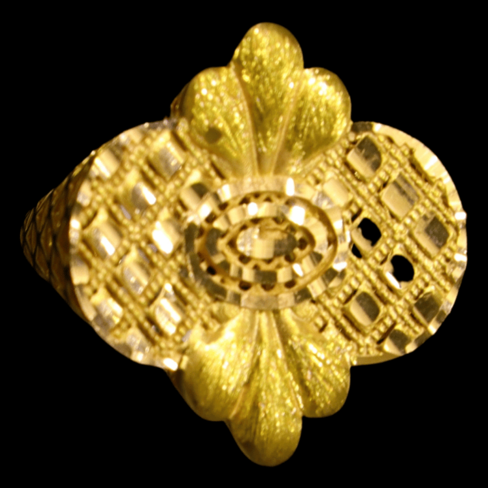 21K Yellow Gold Ring – Size 10 1/2 – SW30154