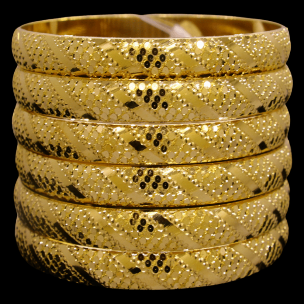 21K Gold Bangle Set, L (21) – SW28867