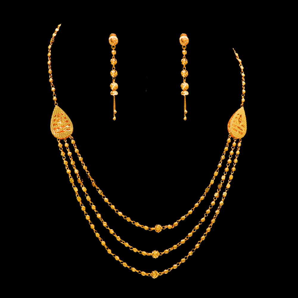 22K Gold Necklace Set