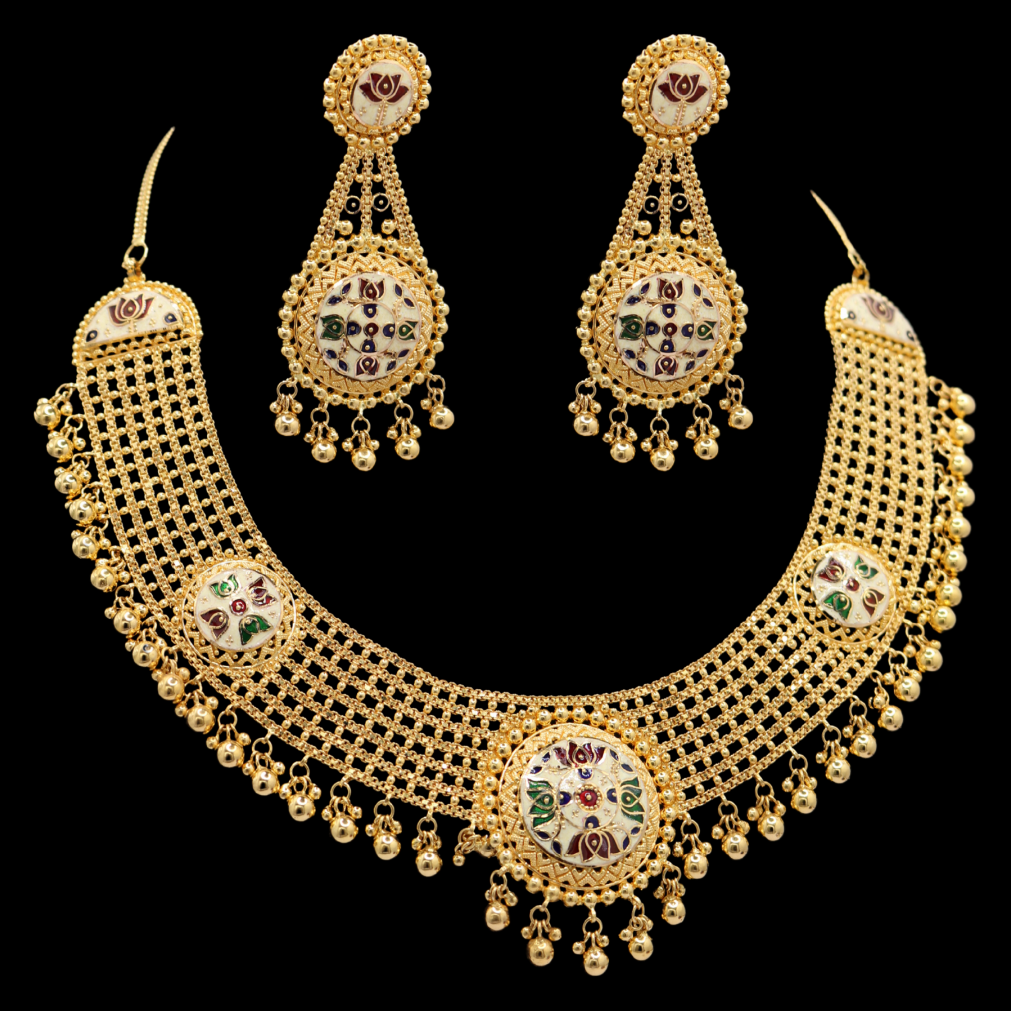 22K Gold Necklace Set