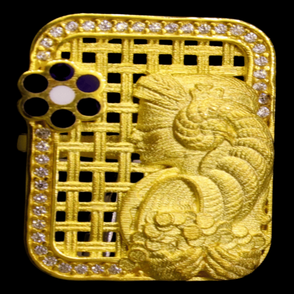 21K Yellow Gold Ring – Size 11 1/2 – SW30232