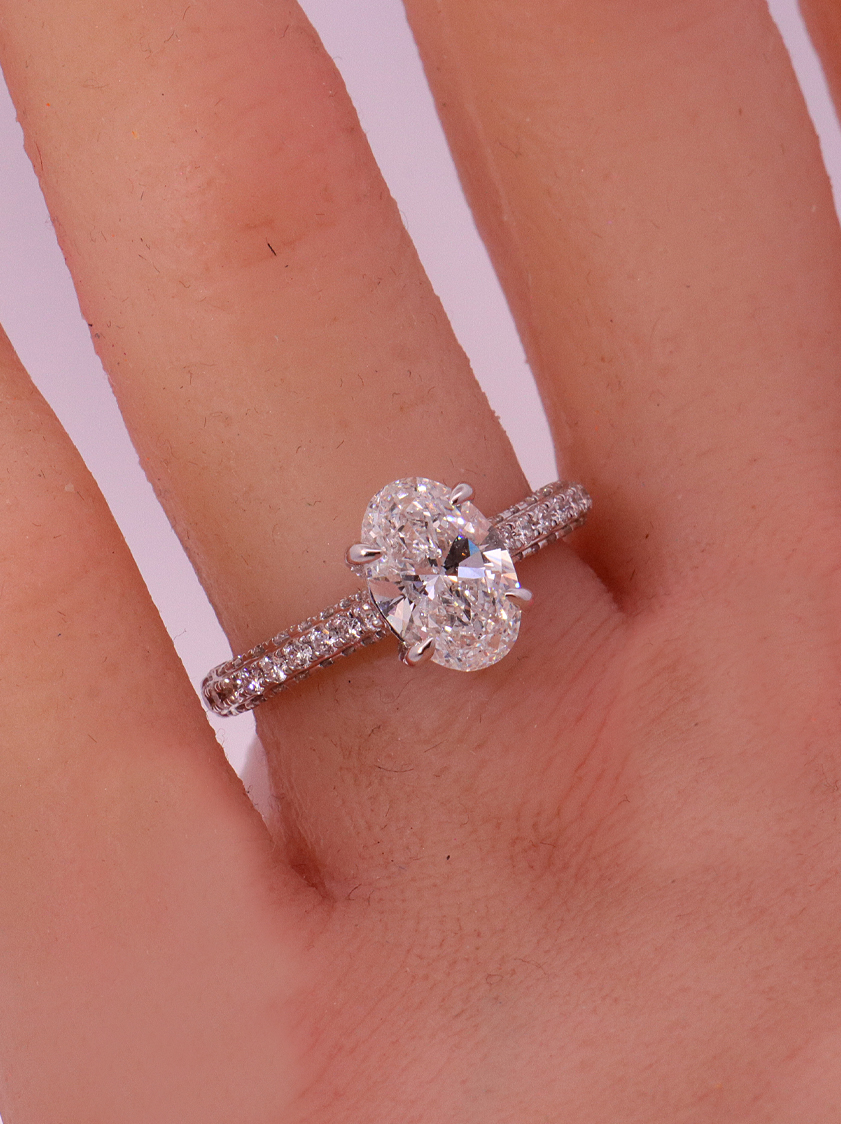 Lab-Diamond Bridal Ring