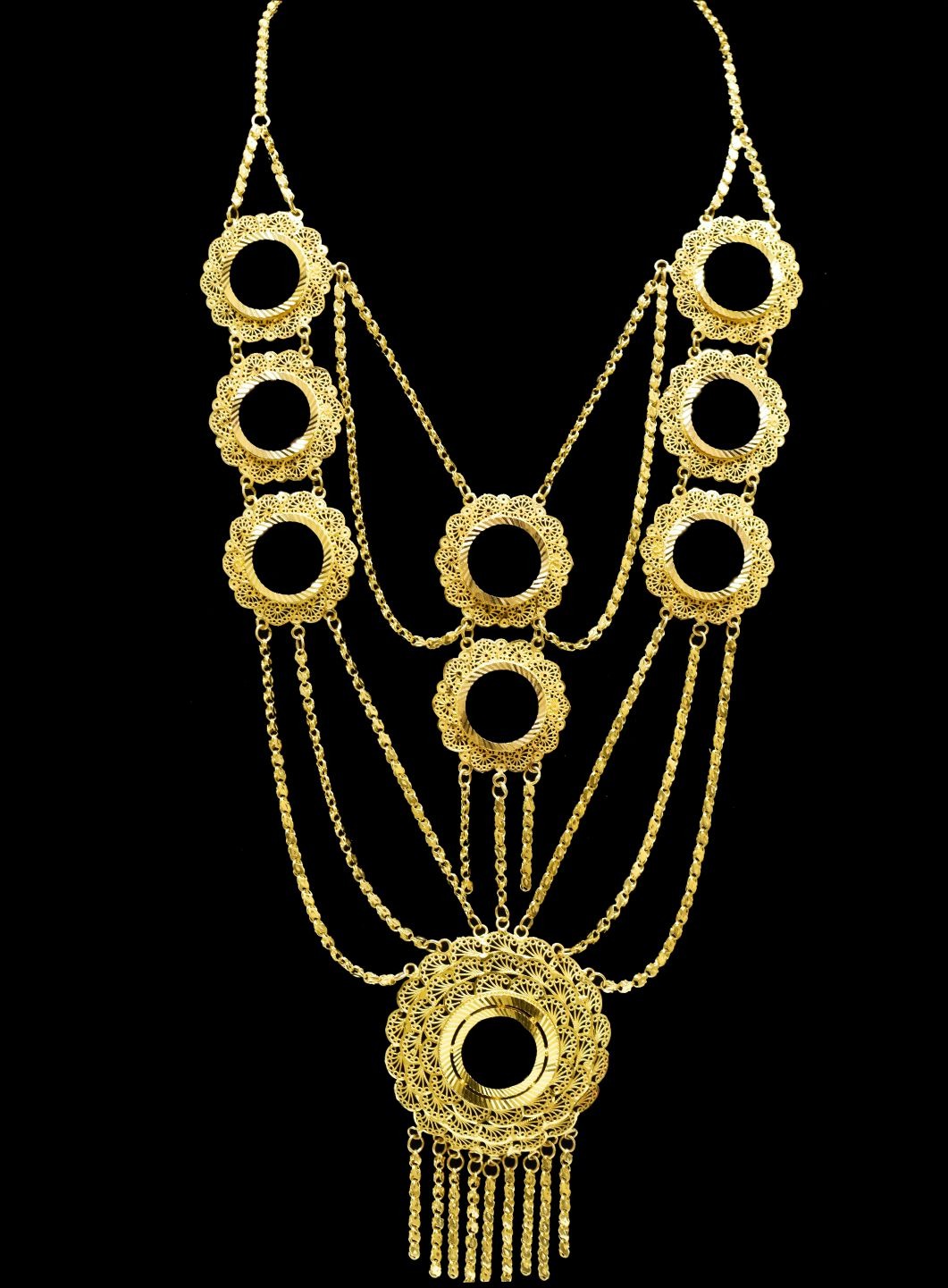 21K Gold Coin Necklace – SW11186