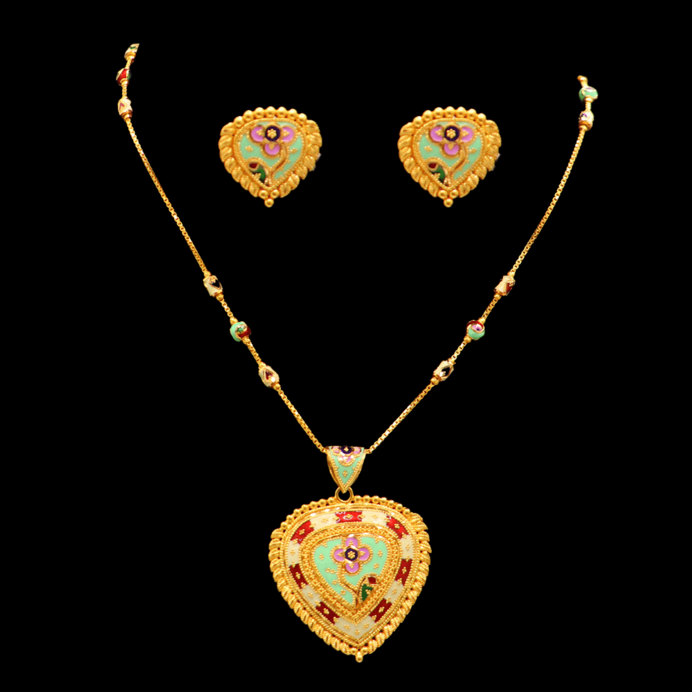 22K Gold Necklace Set