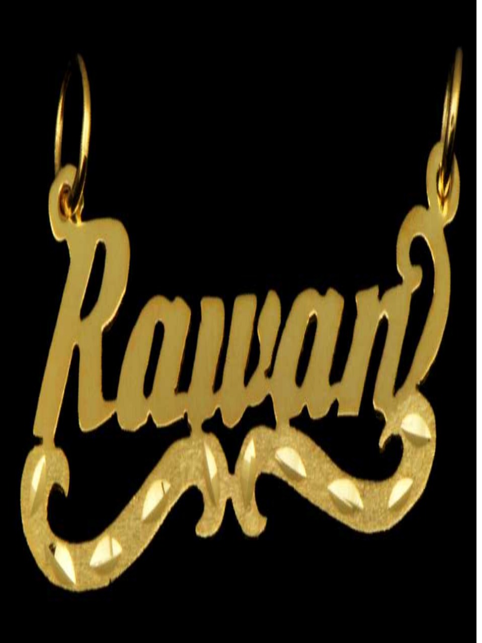 21K Personalized Nameplate Necklace – 1883