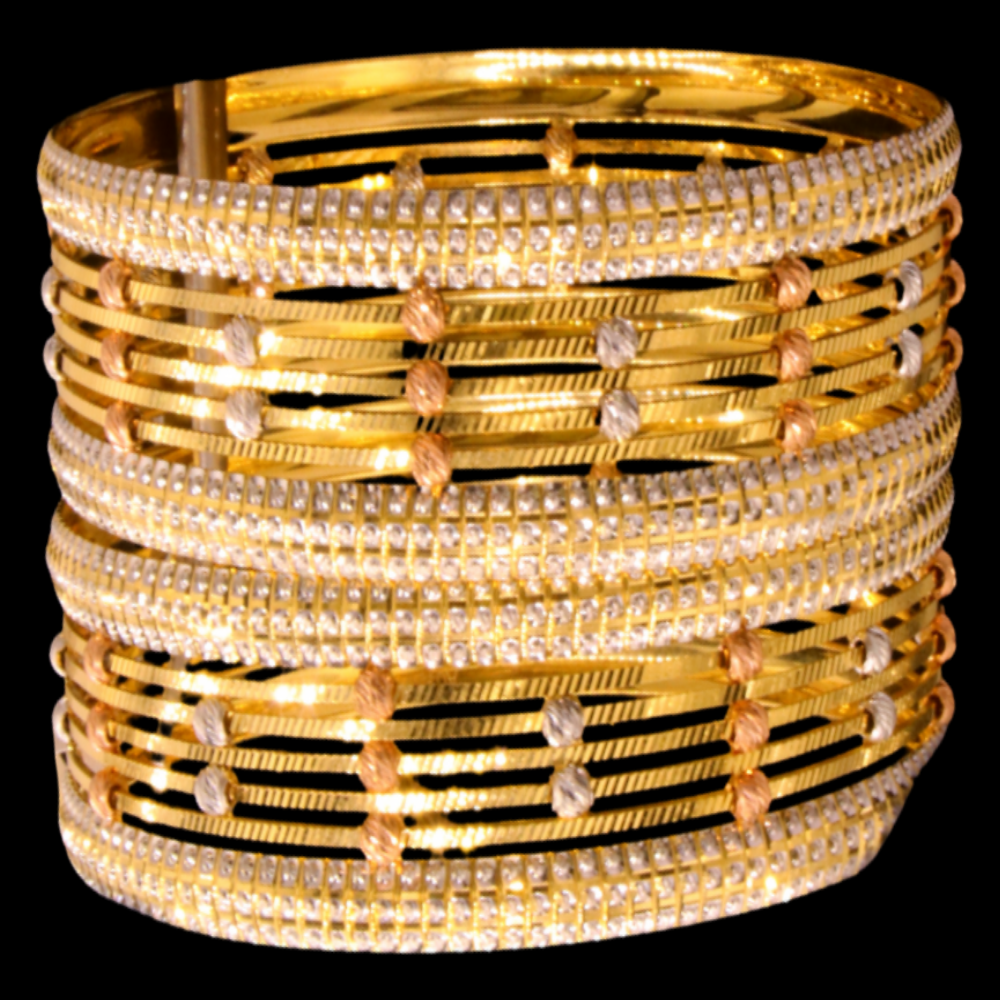 21K Gold Bangle Bracelet