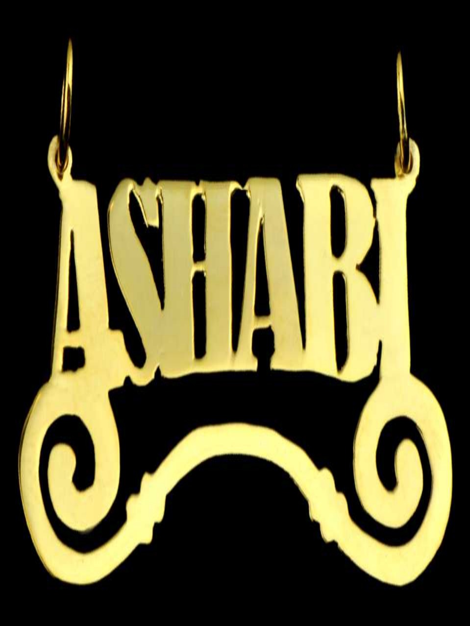 21K Personalized Nameplate Necklace – 1853