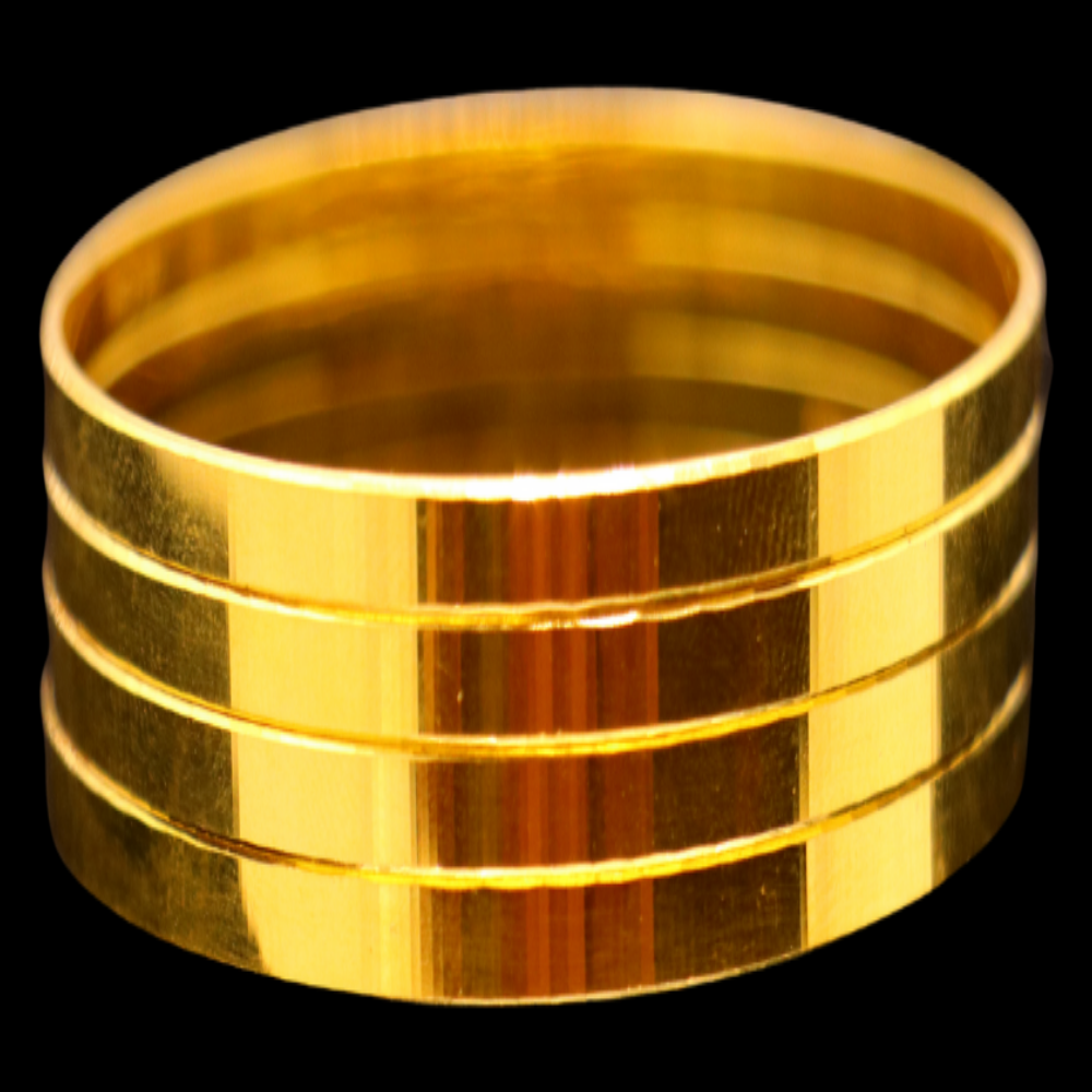 22K Gold Bangle Set, S (19) – SB27790