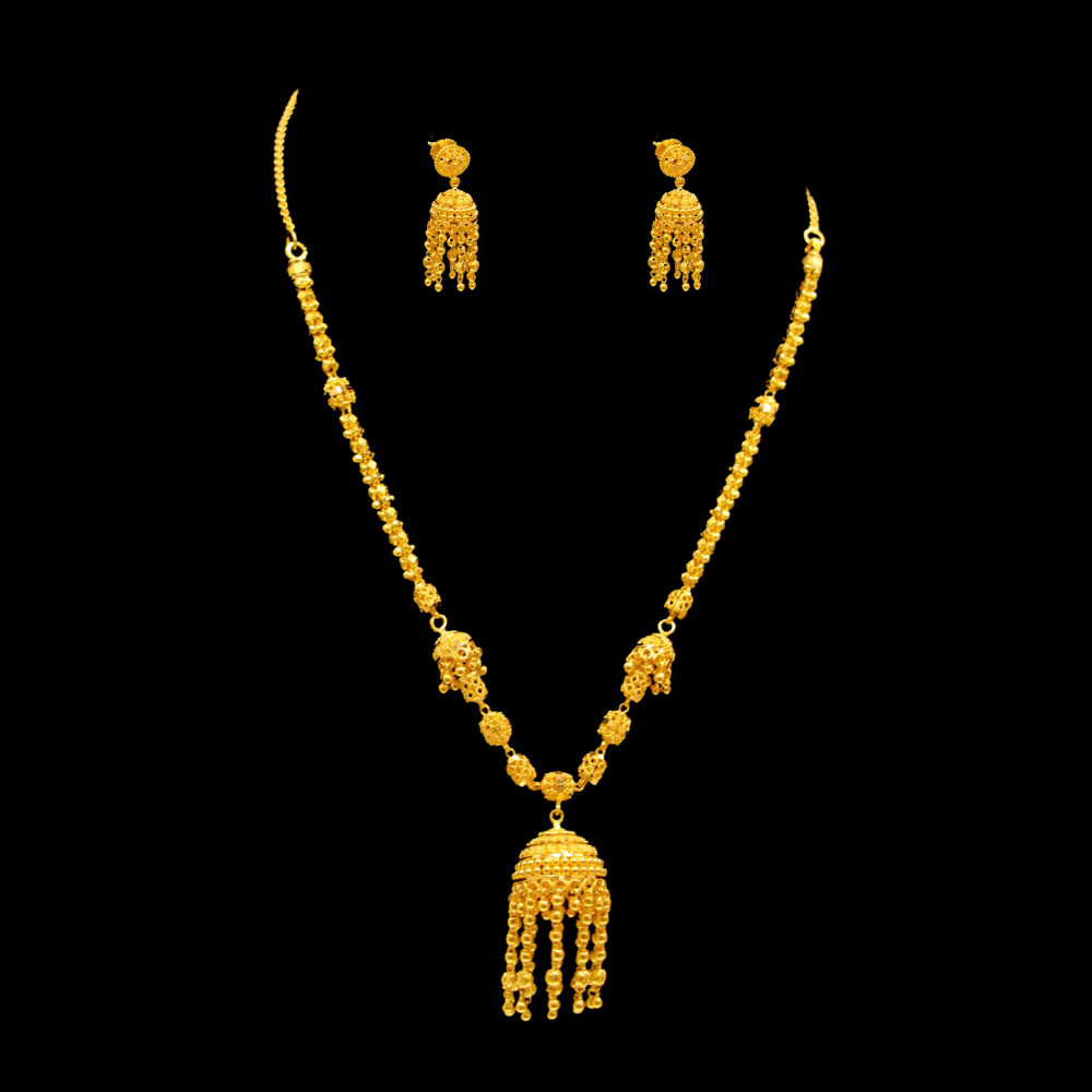 22K Gold Necklace Set