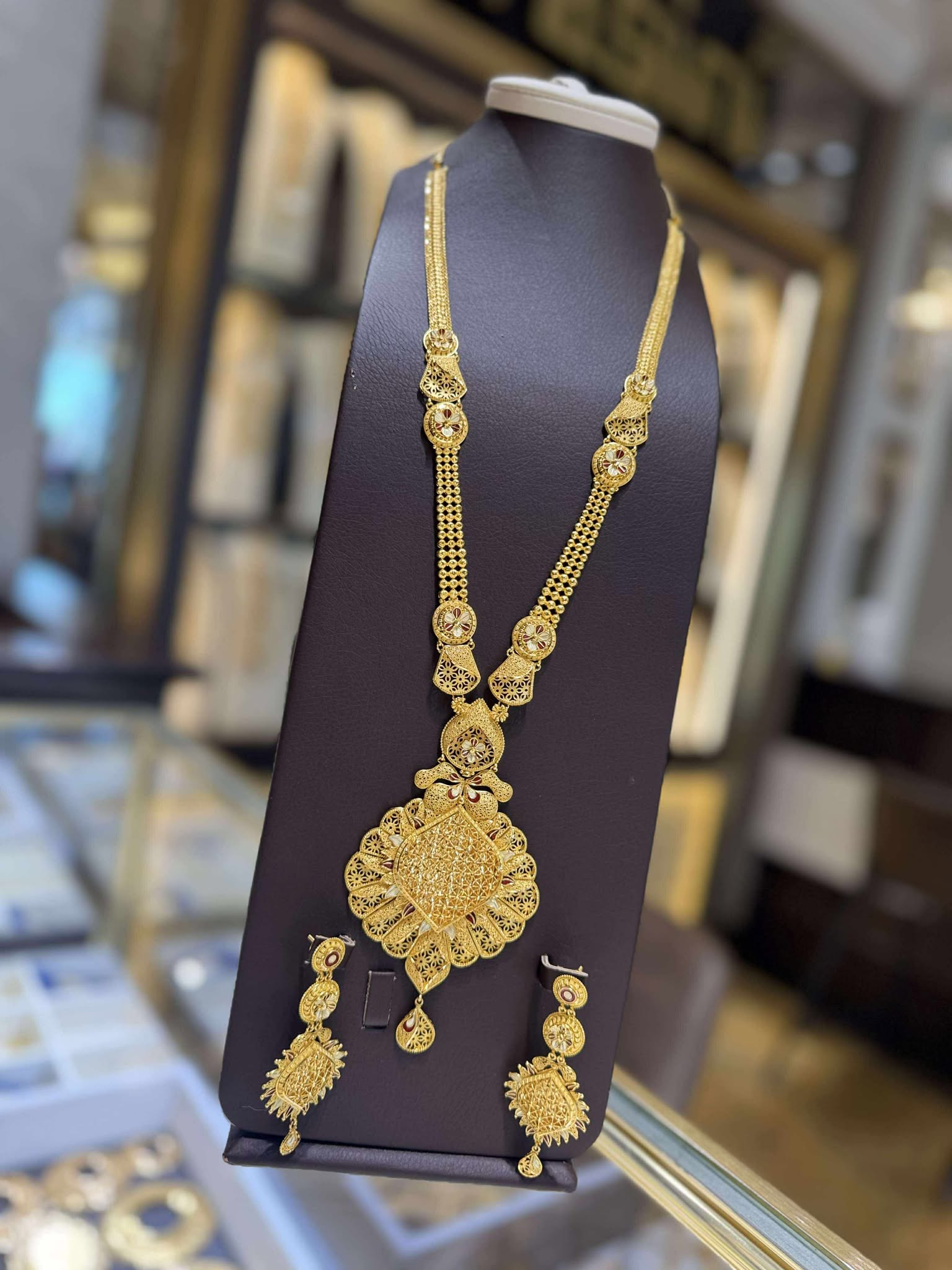 22K Gold Necklace Set