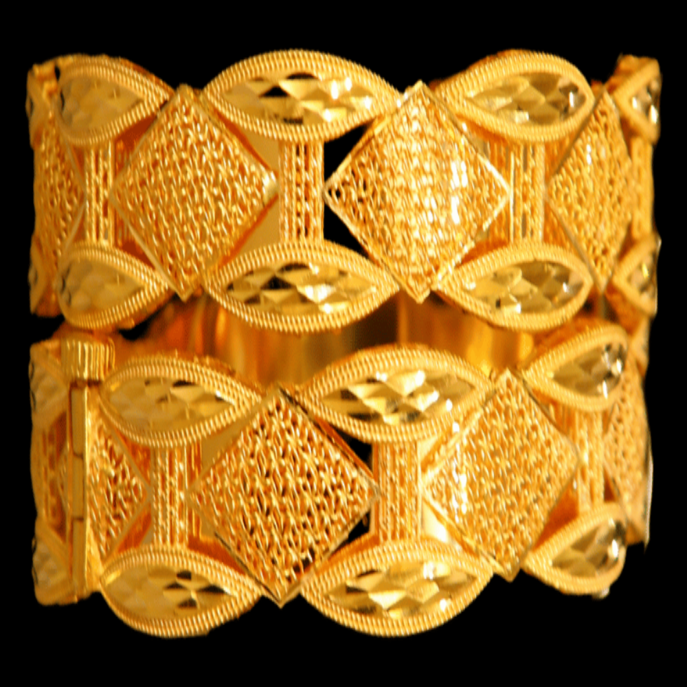 21K Gold Bangle Bracelet – SW32673