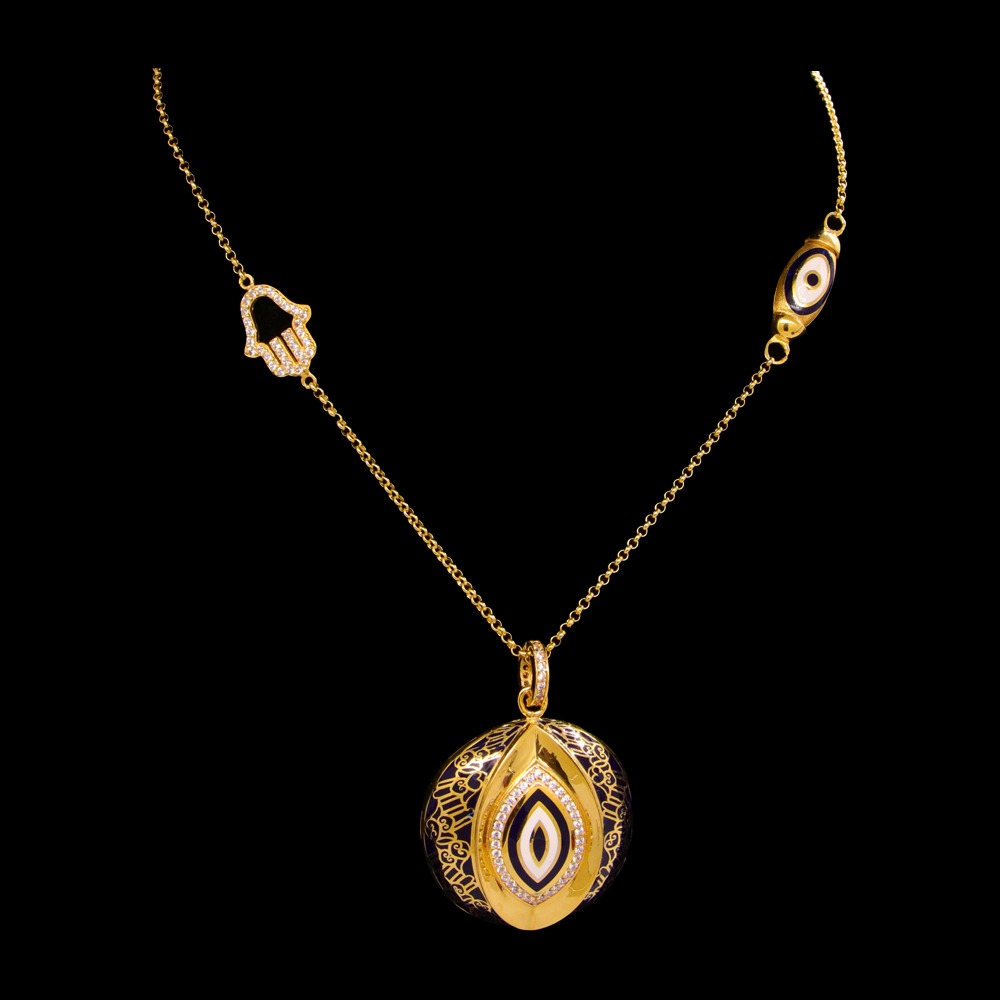 22K Short Gold Necklace – SW21580