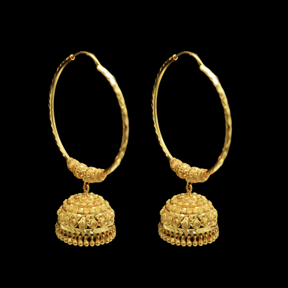 22K Gold Earrings - SD32237