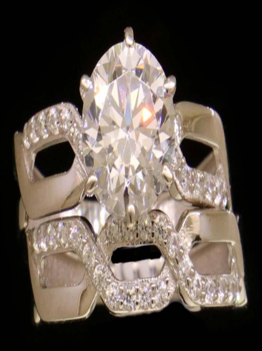 18K Gold Bridal Set