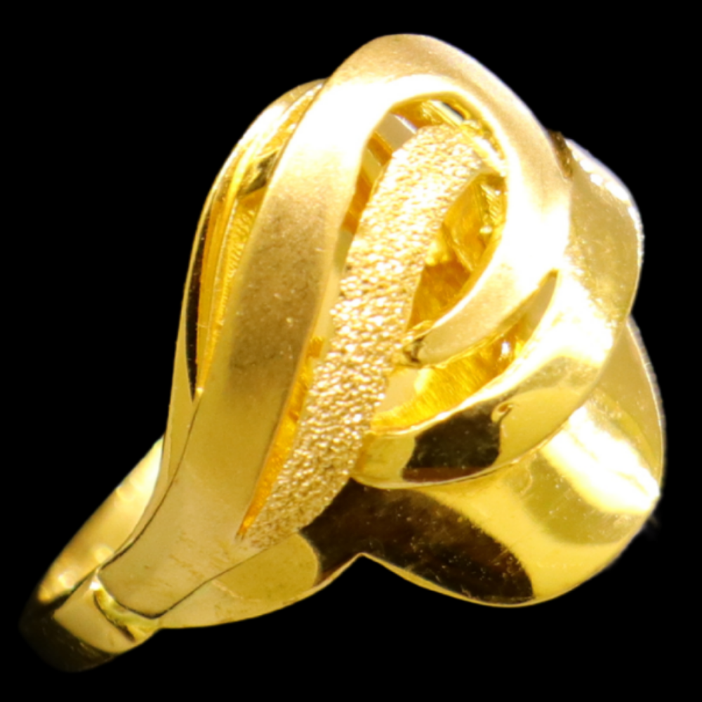 21K Yellow Gold Ring – Size 5 1/2 – SW27166