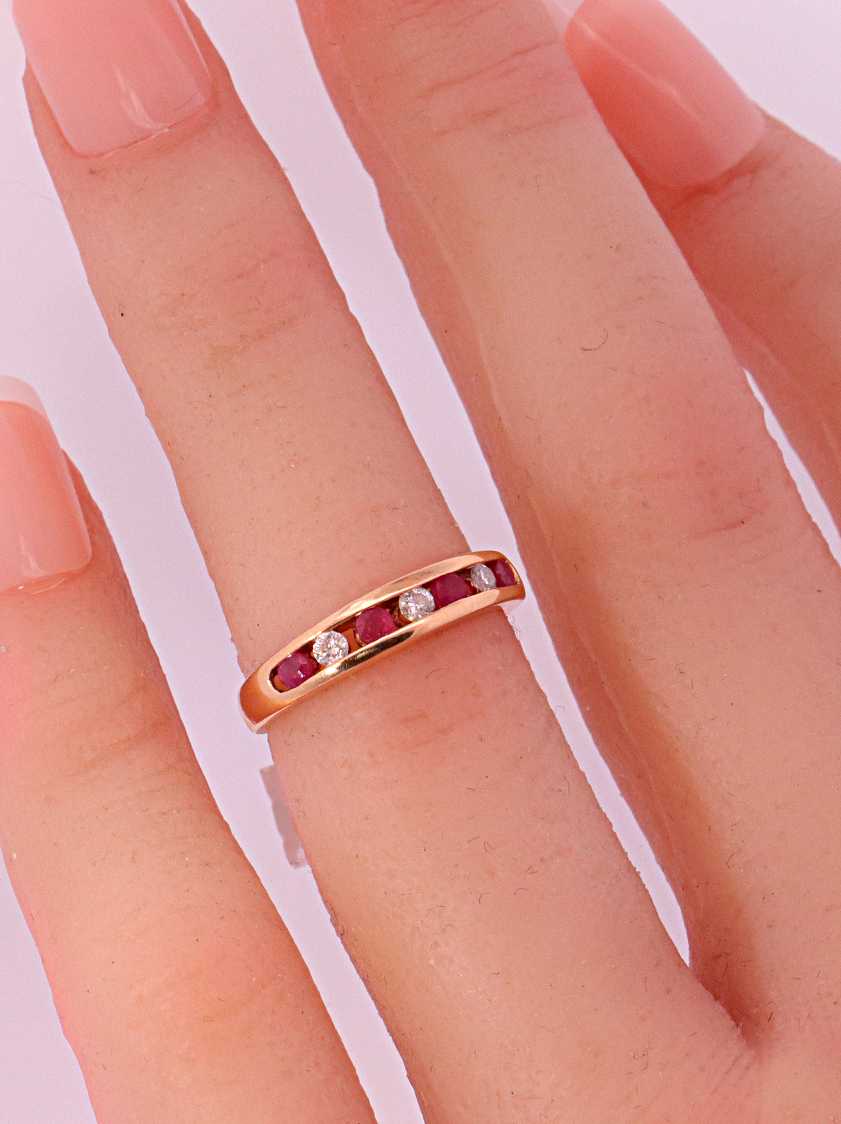 14K Yellow Gold Diamond Ring – SW18778