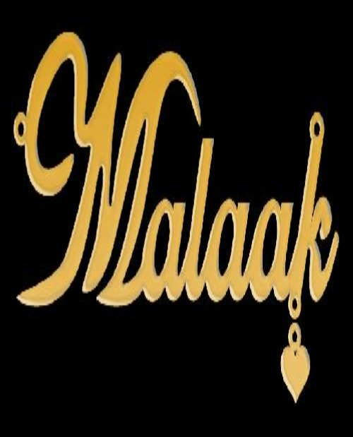 21K Personalized Nameplate Necklace – 27694