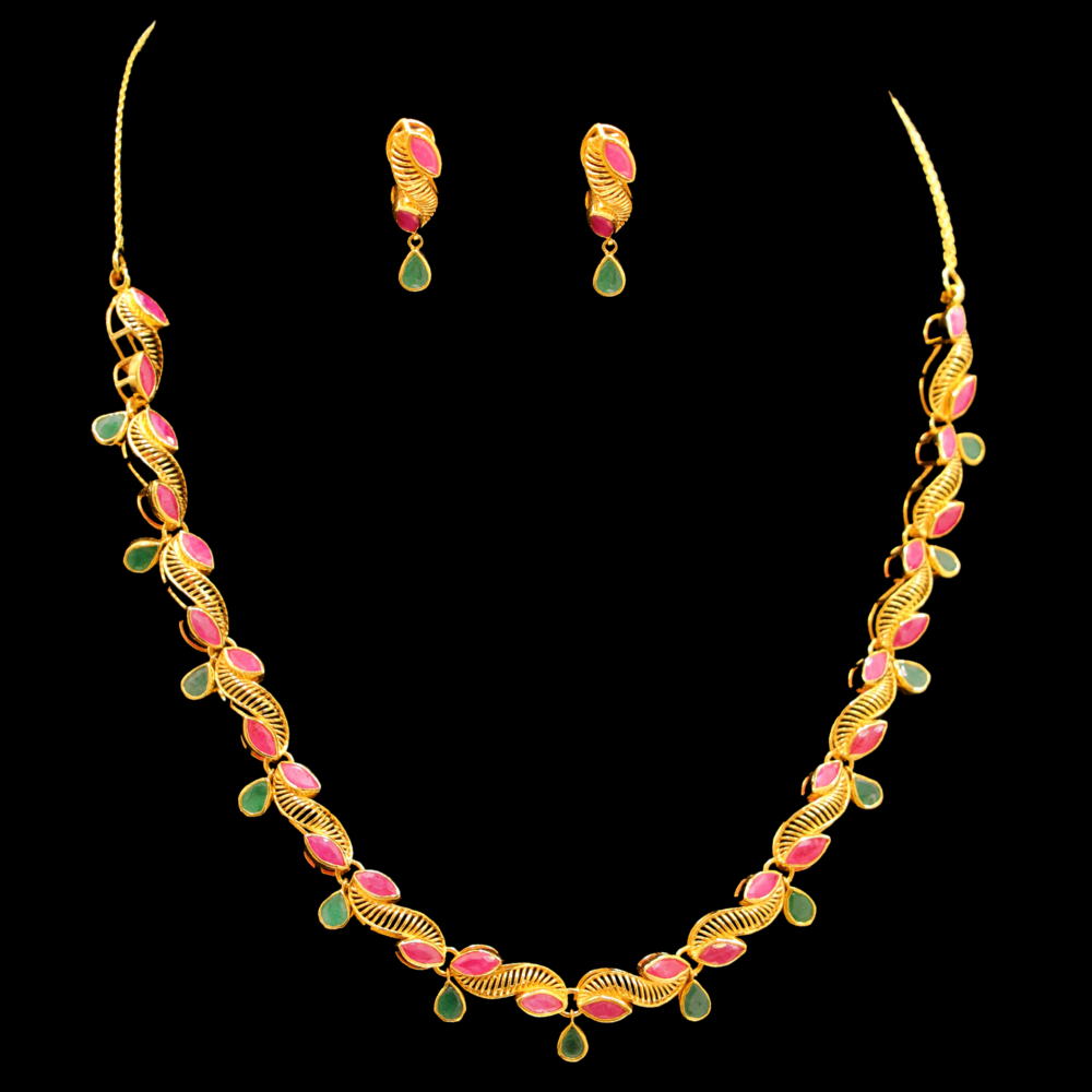 22K Gold Necklace Set