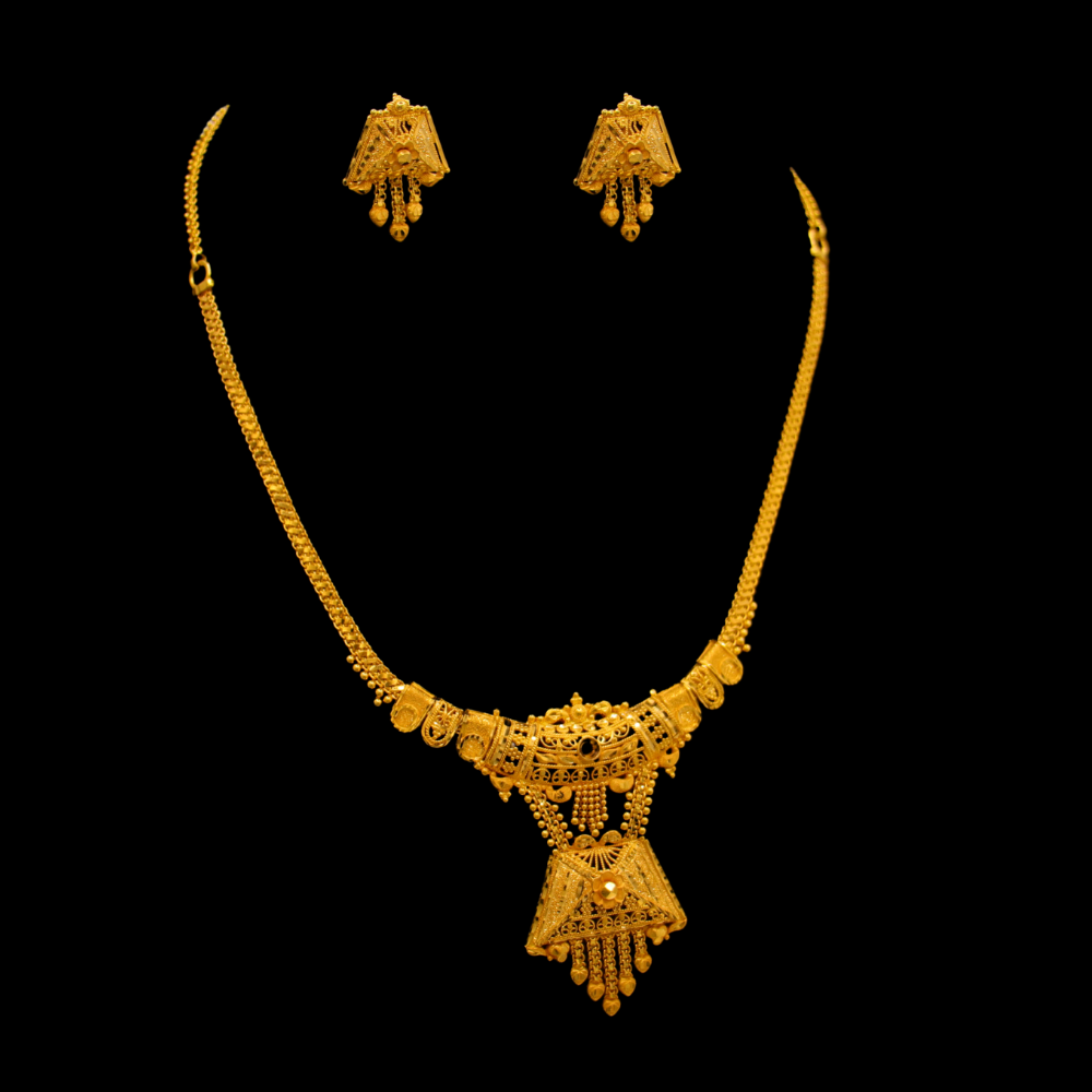22K Gold Necklace Set