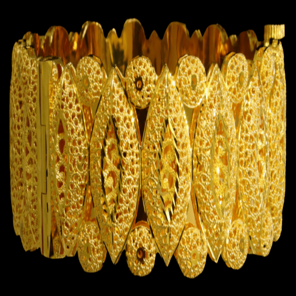 21K Gold Bangle Bracelet – SW23167