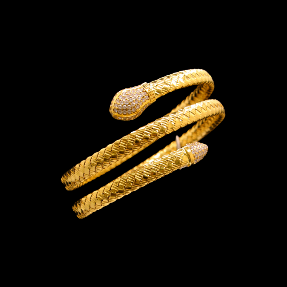 21K Gold Himo Bangle – SD28120 image 2 of 2