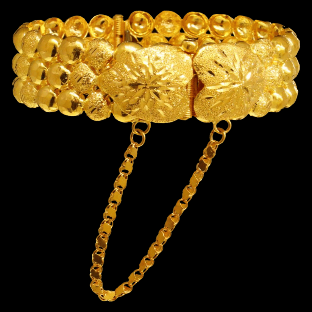 21K Gold Bangle Bracelet